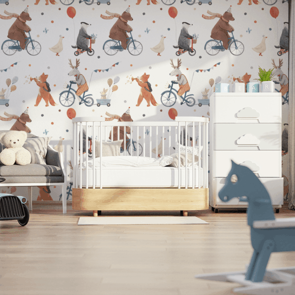 Fotobehang Bosparade