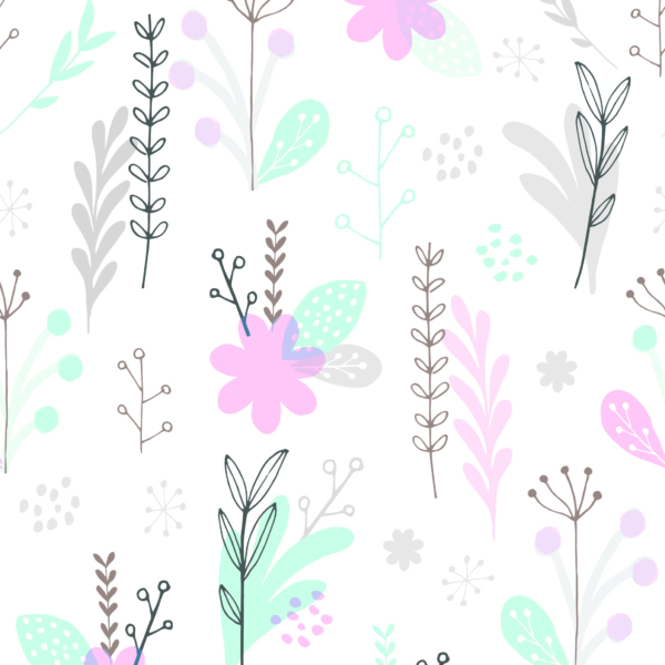 Fotobehang Pasteltuin