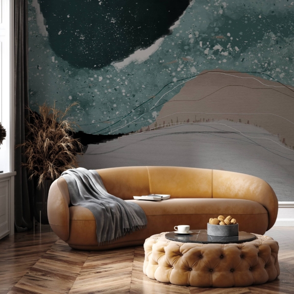 Fotobehang Getijdenlijnen