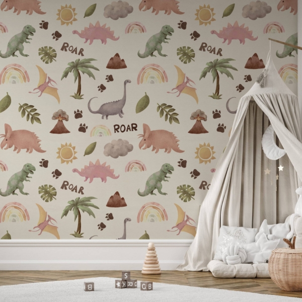 Fotobehang Jura-terrein