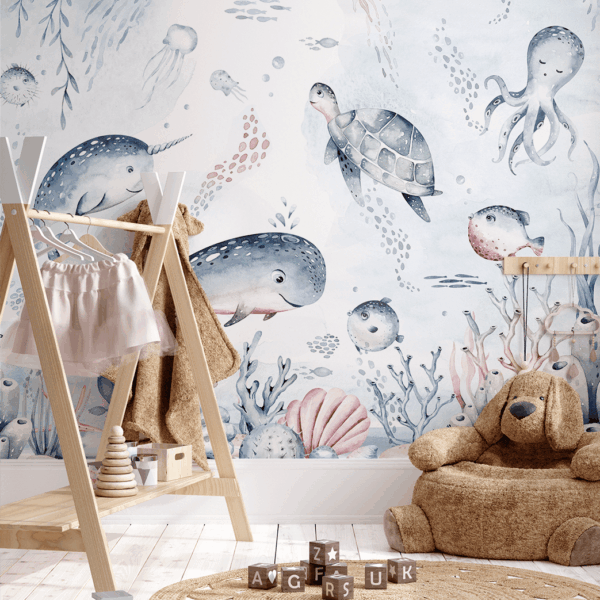 Fotobehang De Grote Zee Familie