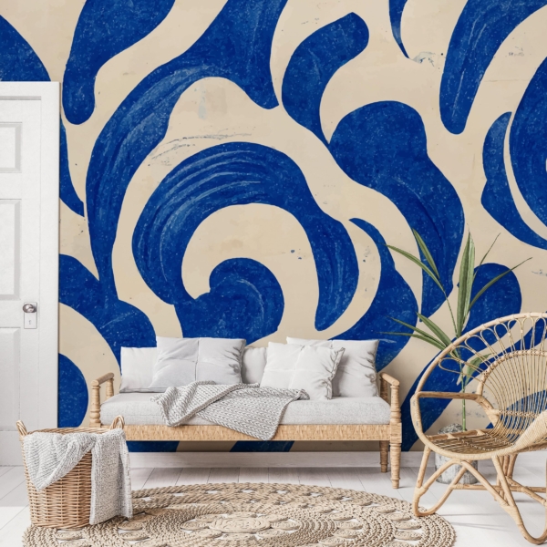 Fotobehang Golvende ruimtes