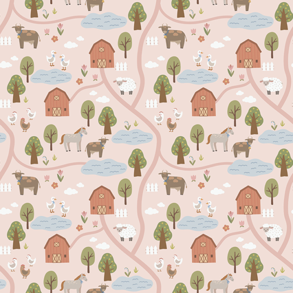 Fotobehang Landelijk idyllisch