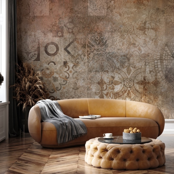 Fotobehang Gouden Balans Mandala