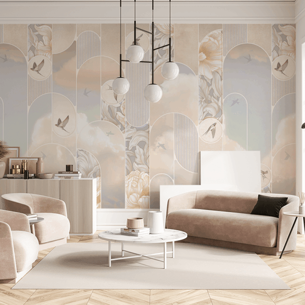 Fotobehang Een vleugje hemel