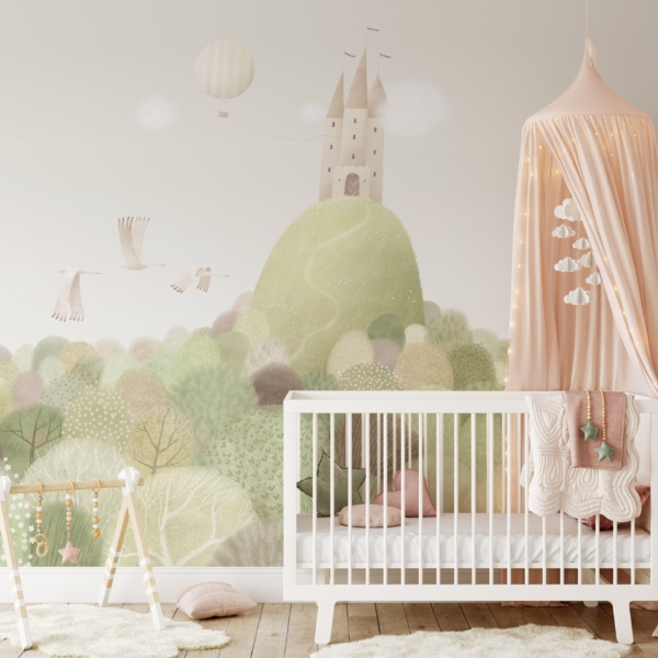 Fotobehang Betoverd bos