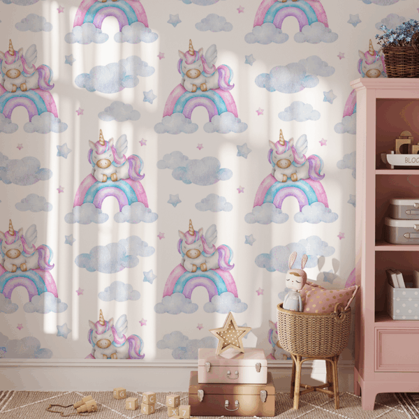 Fotobehang Regenboog Stop