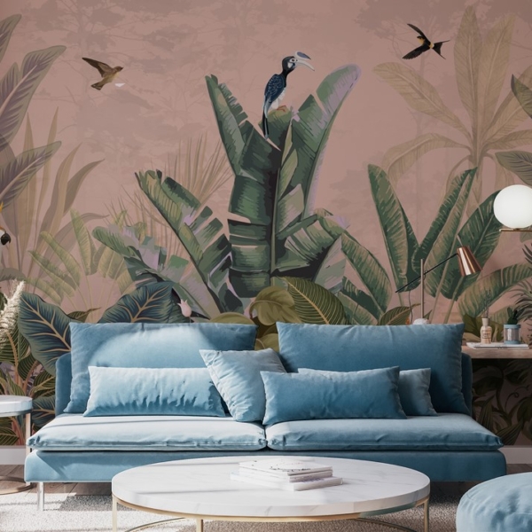 Fotobehang Paradijselijk landschap