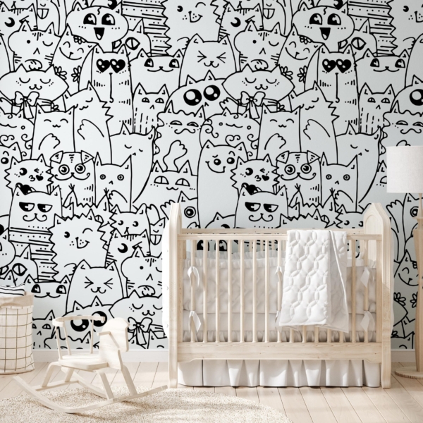 Fotobehang Kattenmenigte
