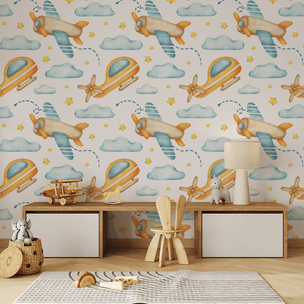 Fotobehang Cloud Flights