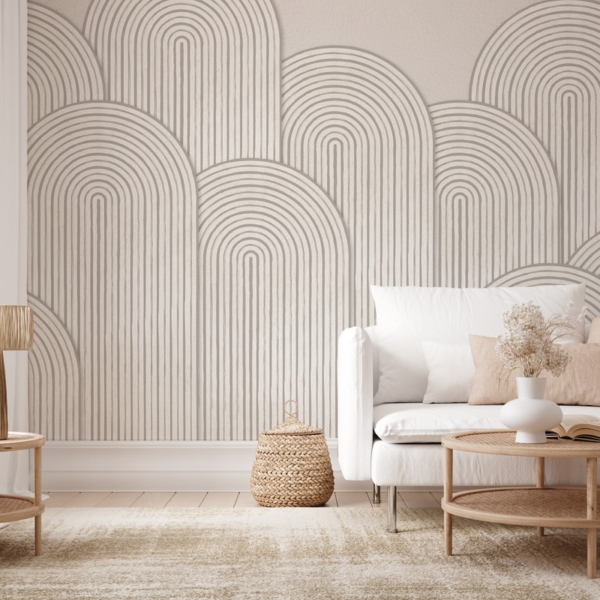 Fotobehang Symmetrische bogen