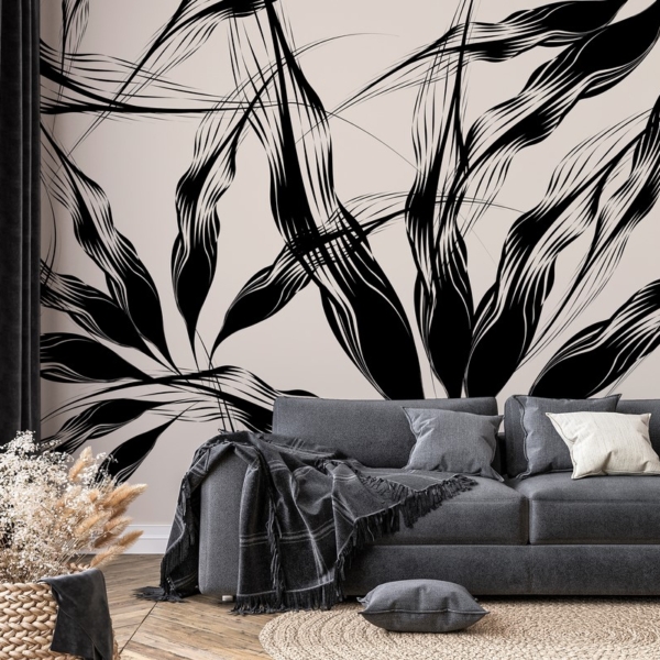 Fotobehang Wuivende bladeren