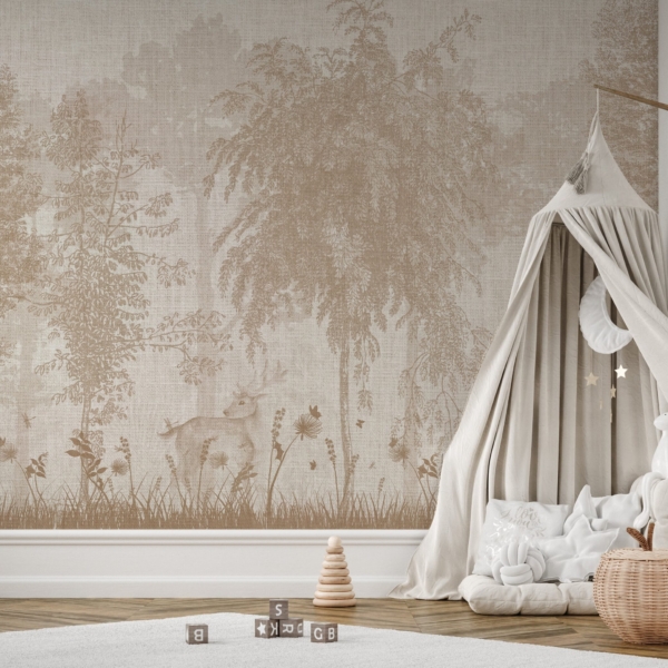 Fotobehang Tussen de herten