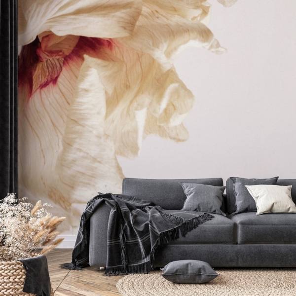 Fotobehang Wapperende bloemblaadjes