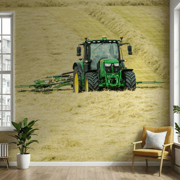 Fotobehang Groene Titaan