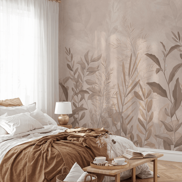 Fotobehang Herfstmist