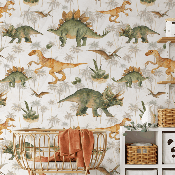 Fotobehang Jurassic Adventure