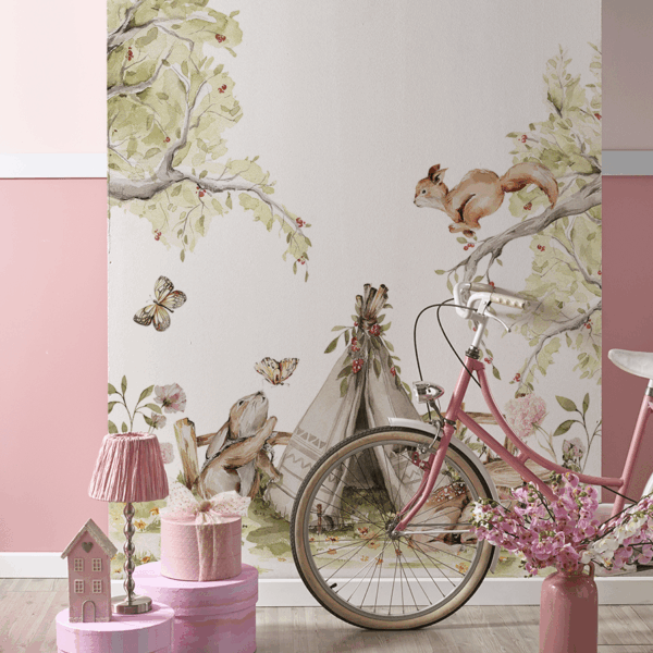 Fotobehang Mysterieus dierenkamp