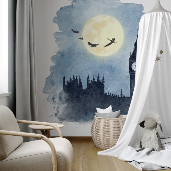 Fotobehang Sprookjesachtig Londen met Peter Pan