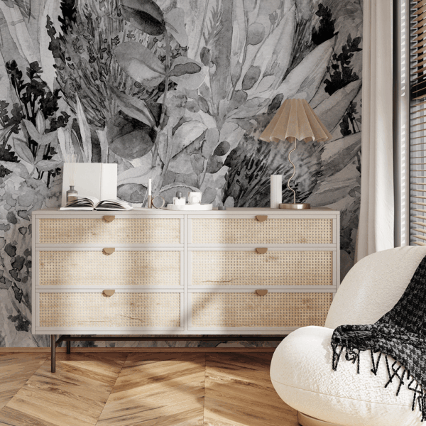 Fotobehang Schaduwen van de natuur