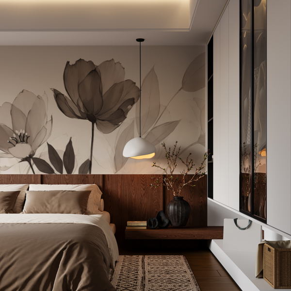 Fotobehang Stilte van de bloemblaadjes