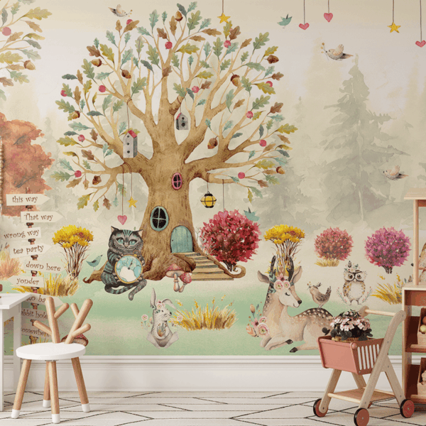 Fotobehang Betoverd Dromenbos