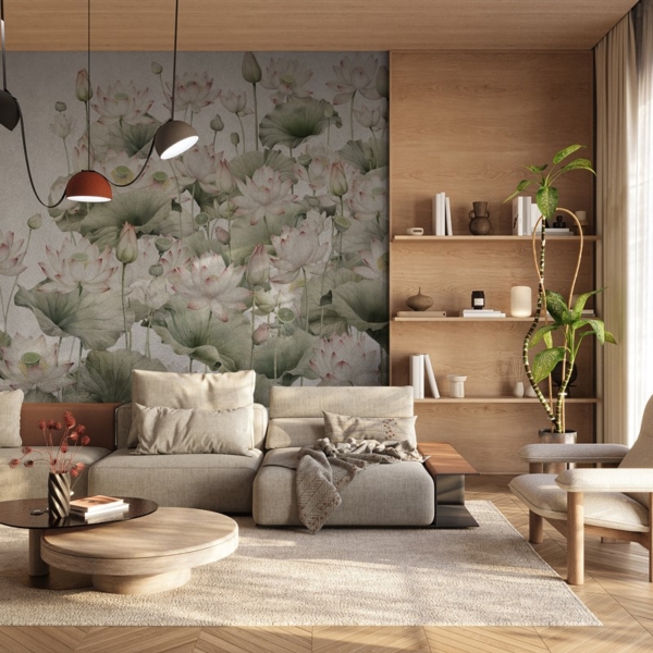 Fotobehang Waterlelies