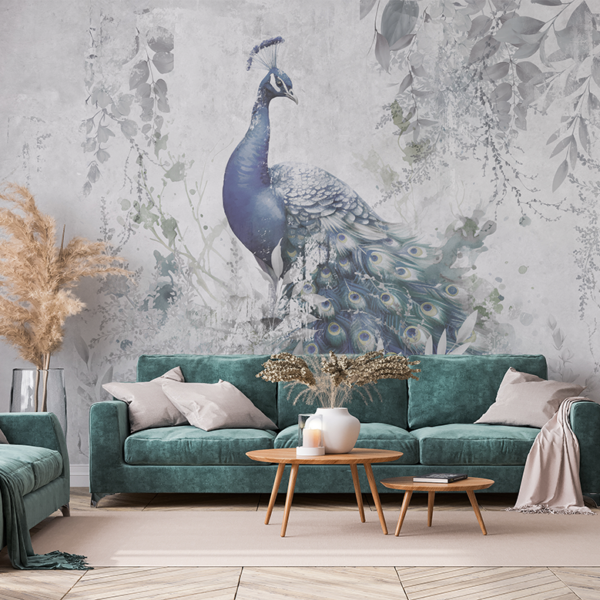 Fotobehang Pauwdroomlandschap