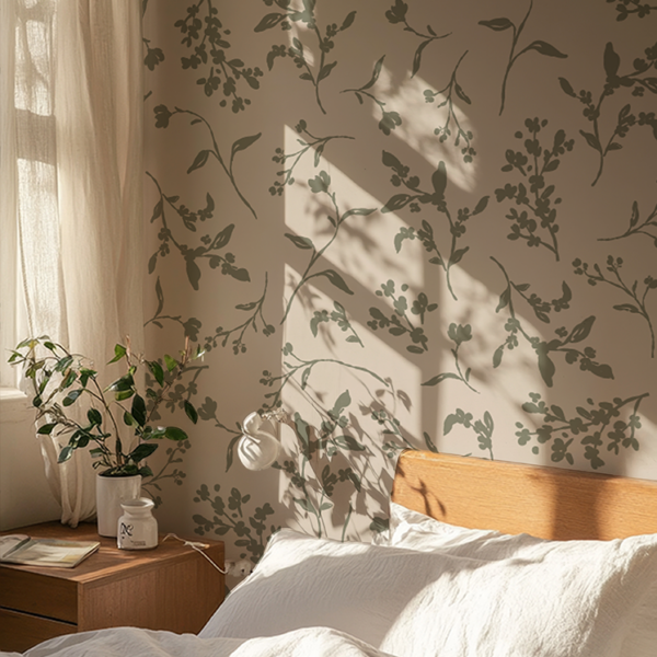 Fotobehang Groene weide