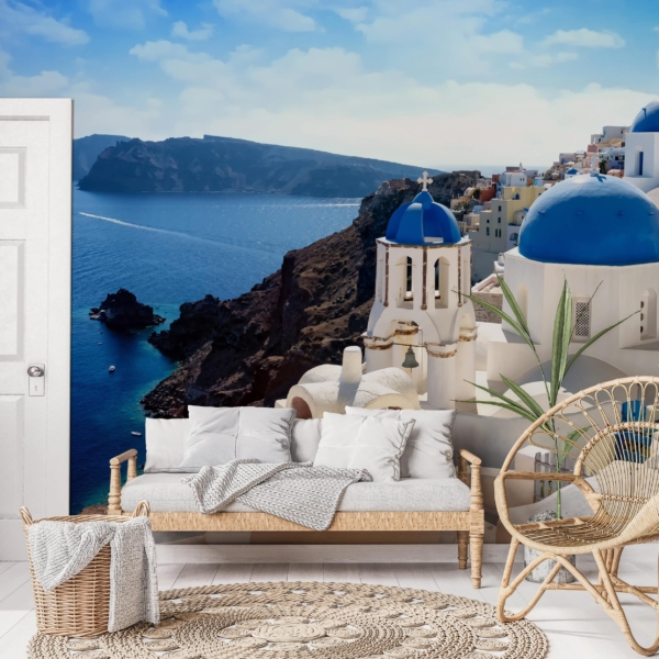 Fotobehang Blauwe Harmonie