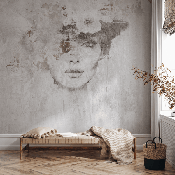 Fotobehang Het vervagen van de schoonheid