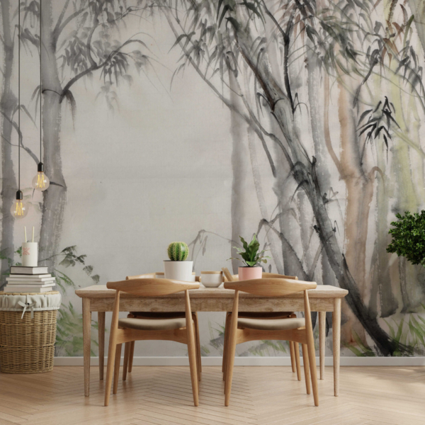 Fotobehang Bosadem van het Oosten