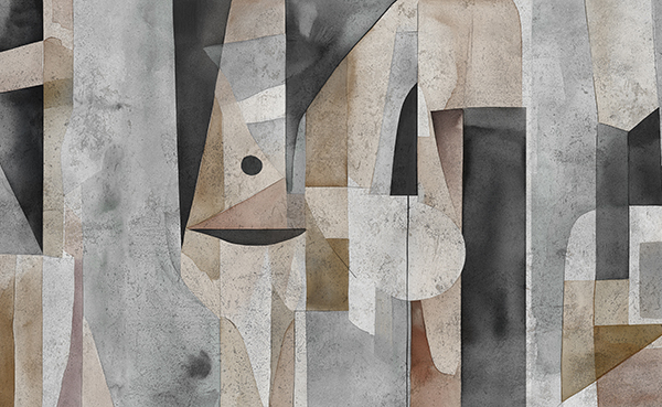 Fotobehang Chaos en vrede