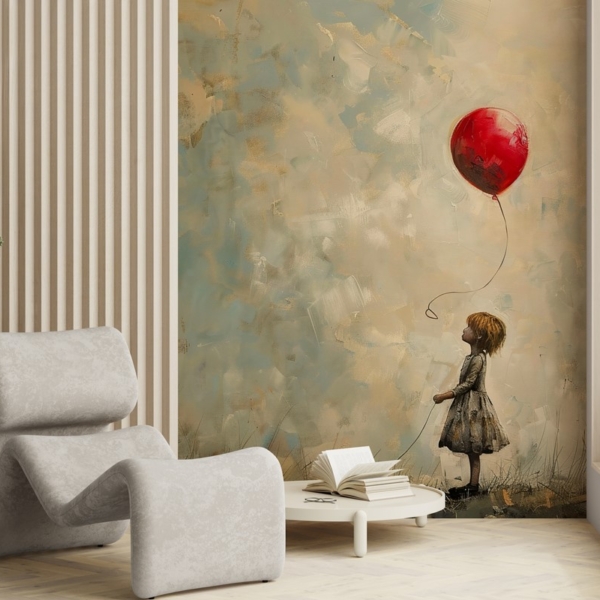 Fotobehang Een moment van vluchtige hoop