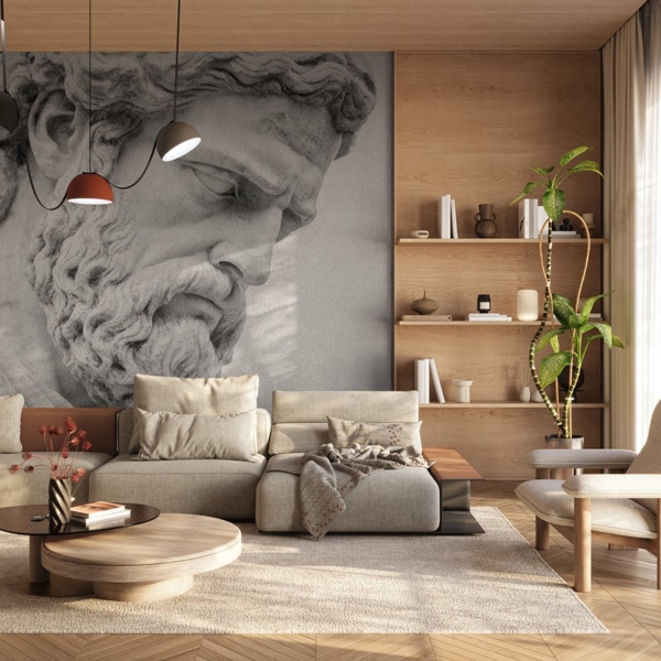 Fotobehang Griekse God