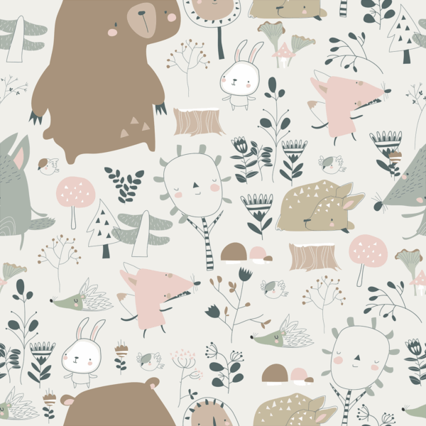 Fotobehang Bosdroomland