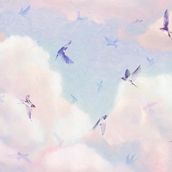 Fotobehang In de omhelzing van de wolken