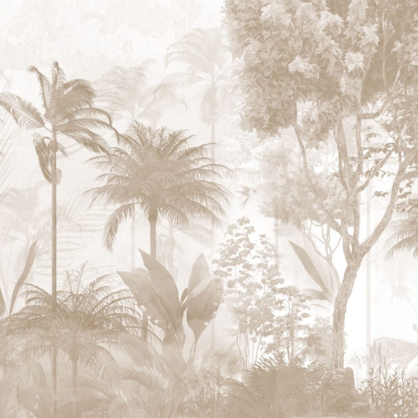 Fotobehang Groengrijs