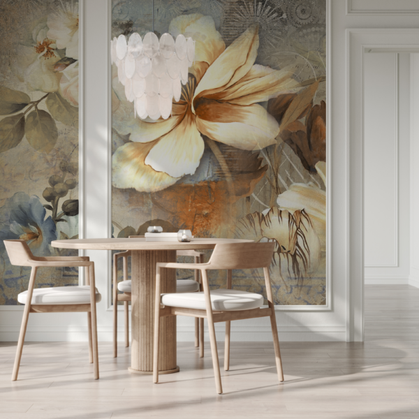 Fotobehang Bloempatina