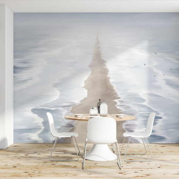 Fotobehang Het pad naar de stilte