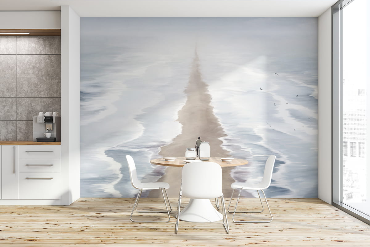 Fotobehang Het pad naar de stilte