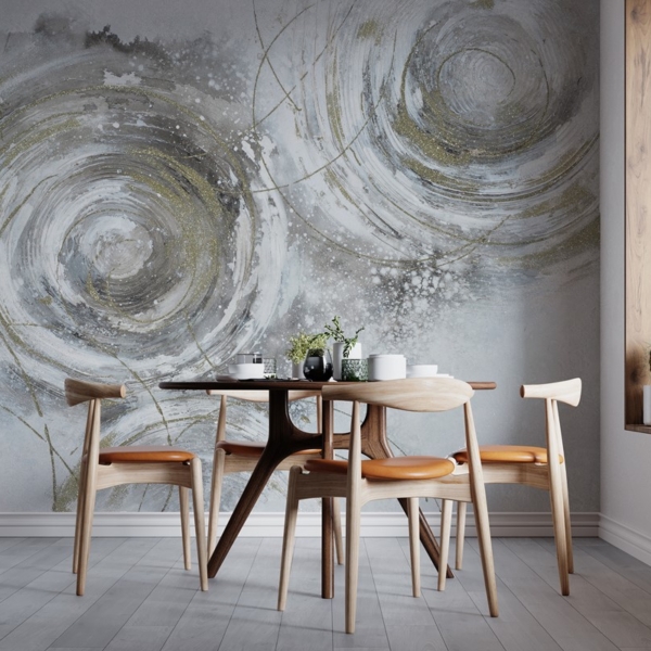 Fotobehang Abstracte cirkel