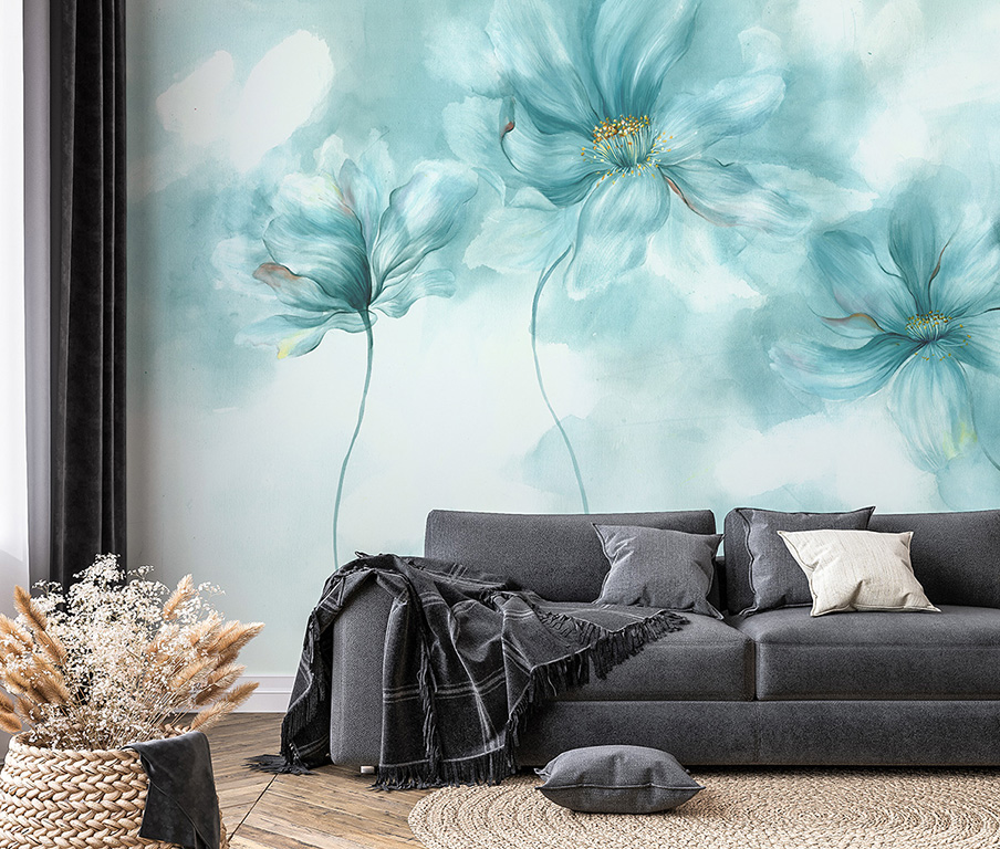 Fotobehang Sensuele bloemen