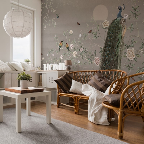 Fotobehang Paradijspauw