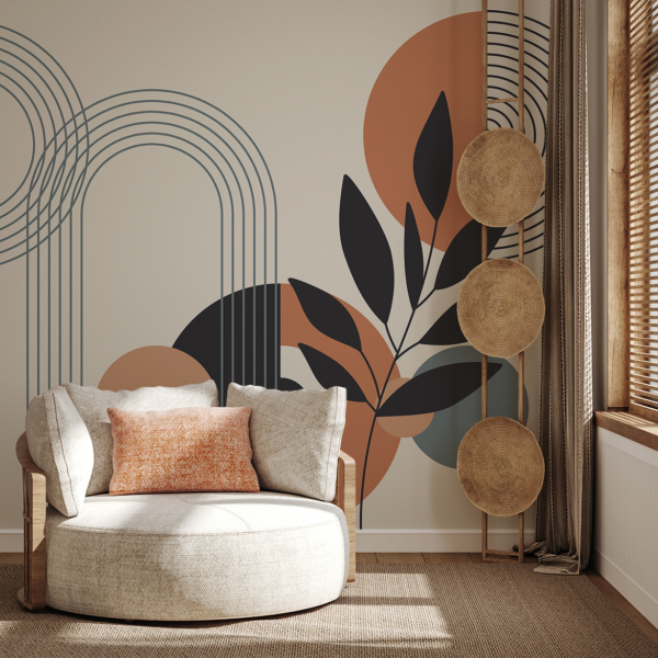 Fotobehang Geometrische tuin