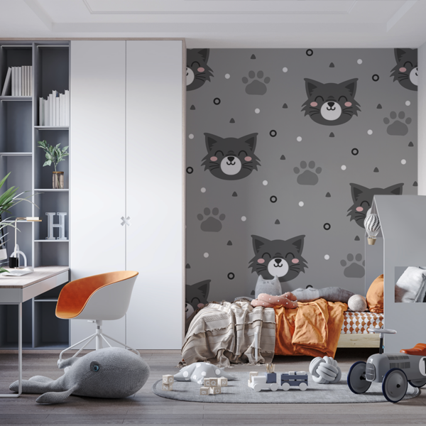 Fotobehang Kattengezichten