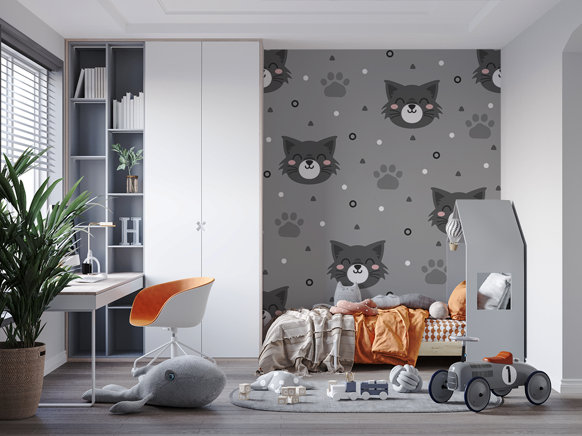 Fotobehang Kattengezichten