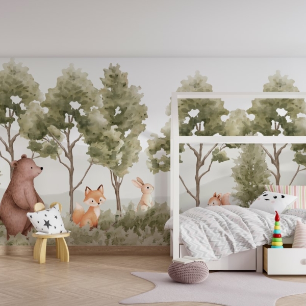 Fotobehang Dieren tussen het groen