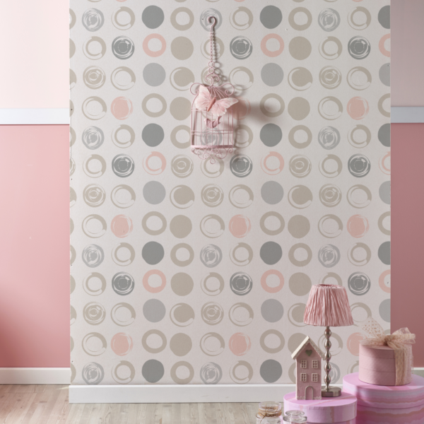 Fotobehang Pastelkleurige cirkels
