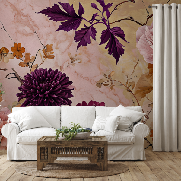 Fotobehang Rose Fresco